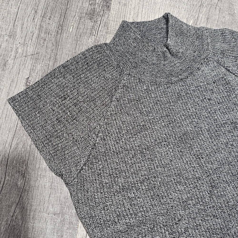 Grey Ribbed Maxi Dress - Picture 4 of 8